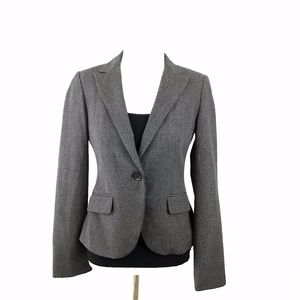 Express Notch Collar One Button Blazer